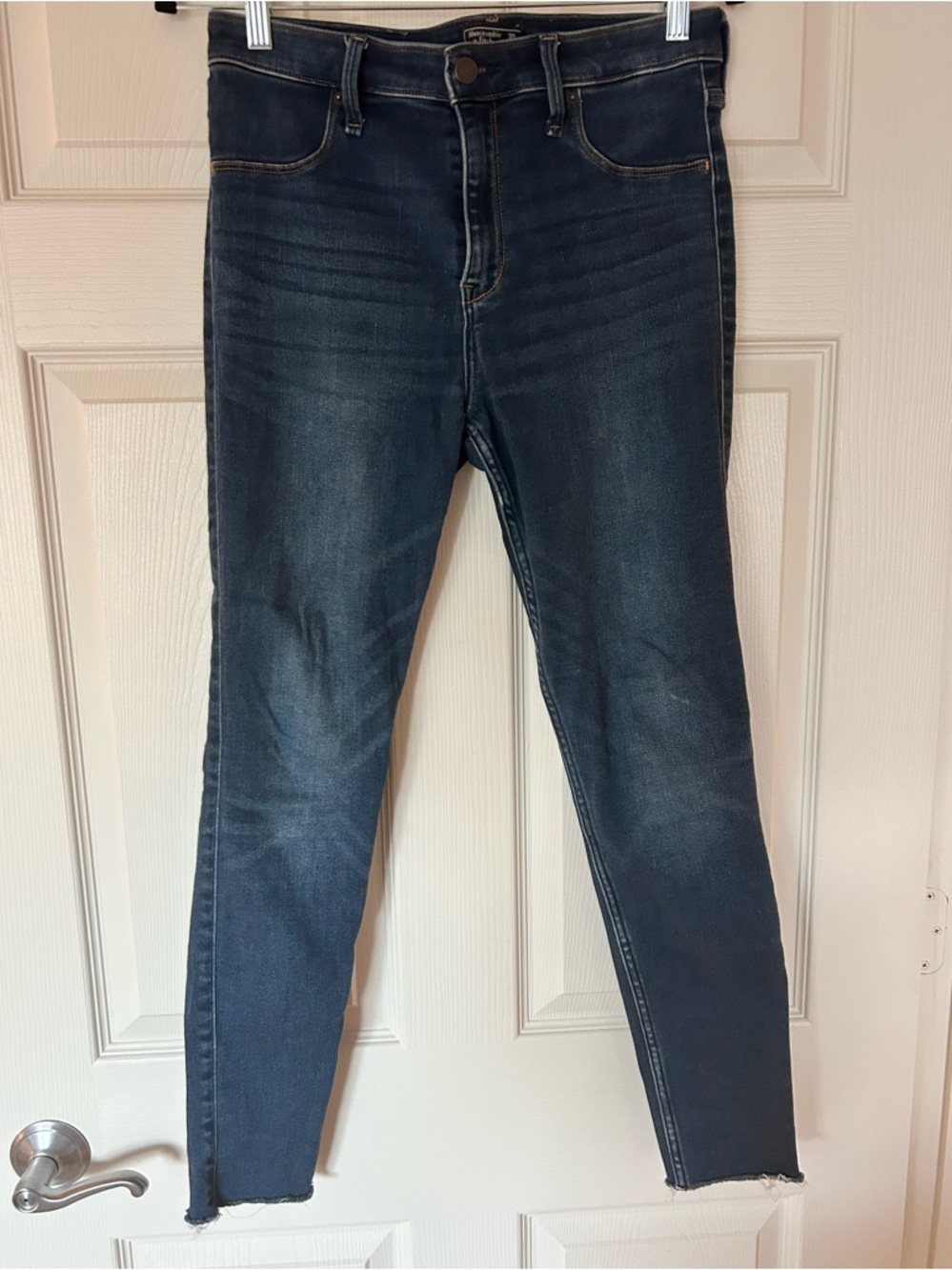 Abercrombie & Fitch Dark Indigo High-Rise Jean Legging